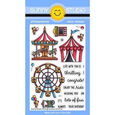 Sunny Studio Clear Stamps - Country Carnival